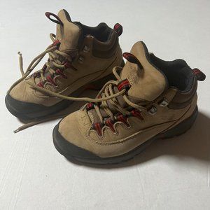 The North Face X2 Womens Hiking Boots Tan Red Black Size 6.5